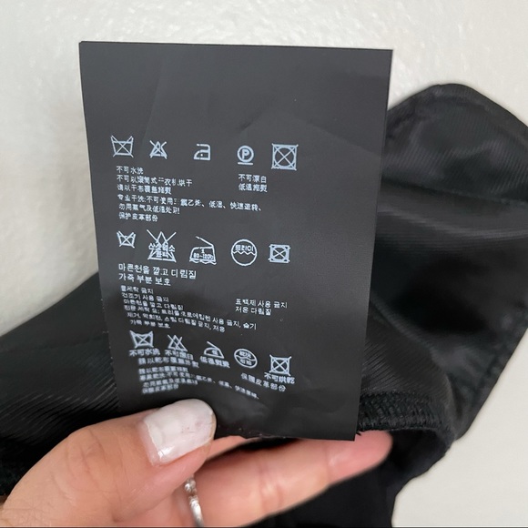 Prada black pants wide legs size XS zipper pockets - Picture 6 of 7